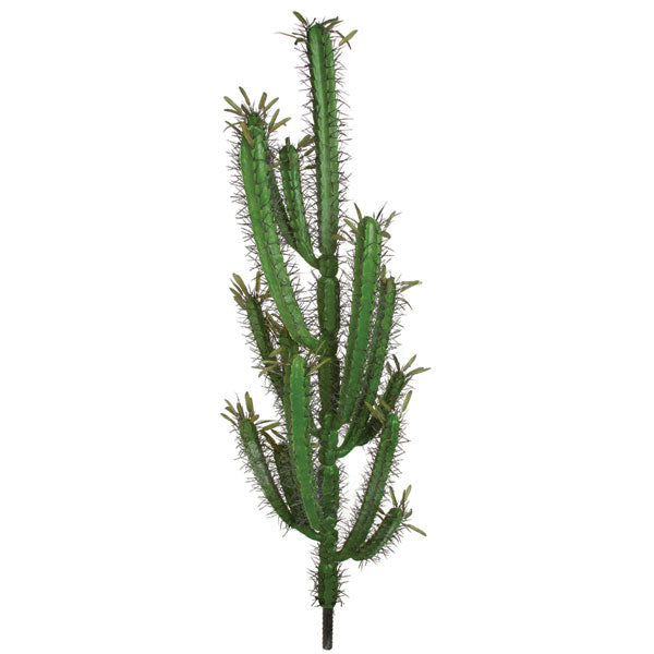 46" Plastic Finger Cactus Artificial Stem -Green (pack of 3) - A676