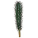 10" Artificial Saguaro Column Cactus Stem w/White Flock Needles -Green/White (pack of 12) - A681