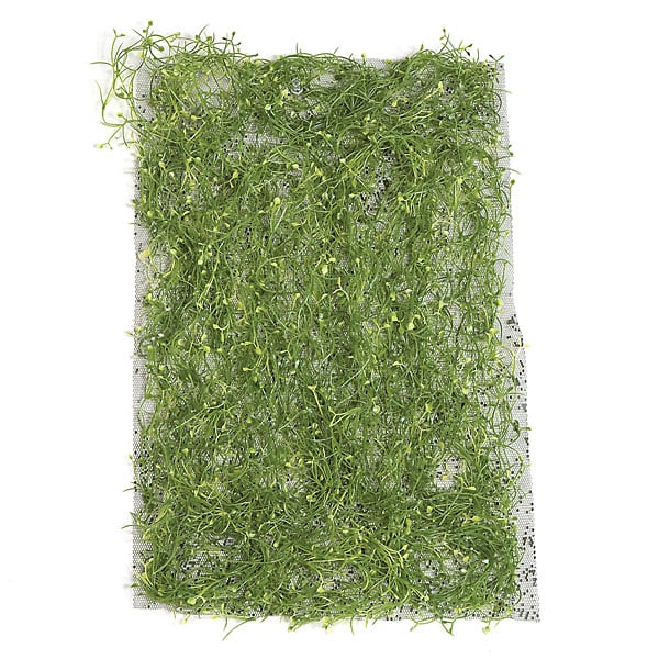 20"x12" Plastic Sea Grass Artificial Mat On Net Backing -Green/Yellow (pack of 6) - A80060