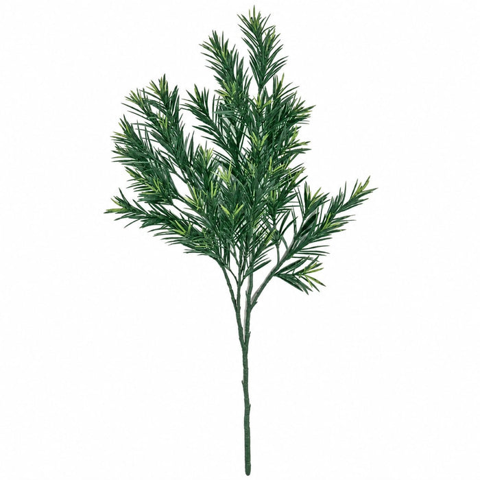 32" Outdoor UV-Proof Artificial Podocarpus Branch Stem -Green (Pack of 4) - A-968