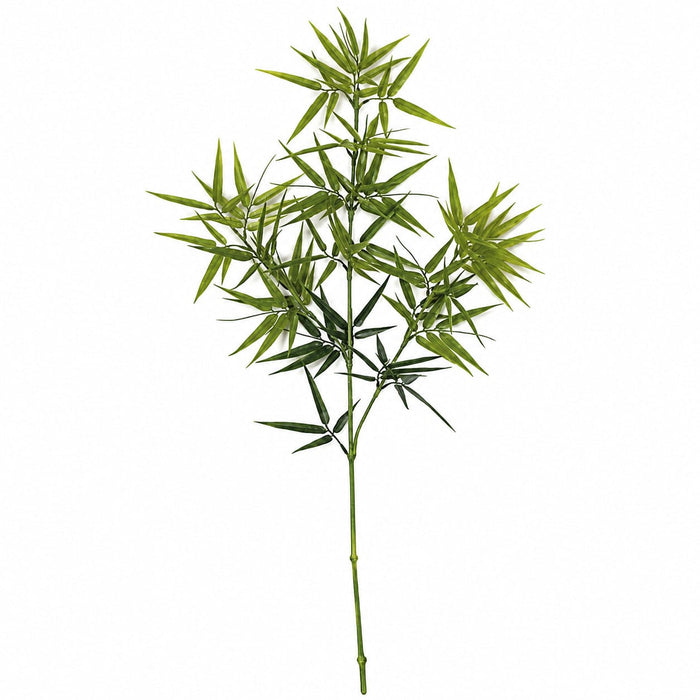 39" Outdoor UV-Proof Artificial Bamboo Branch Stem -Green (Pack of 12) - A969