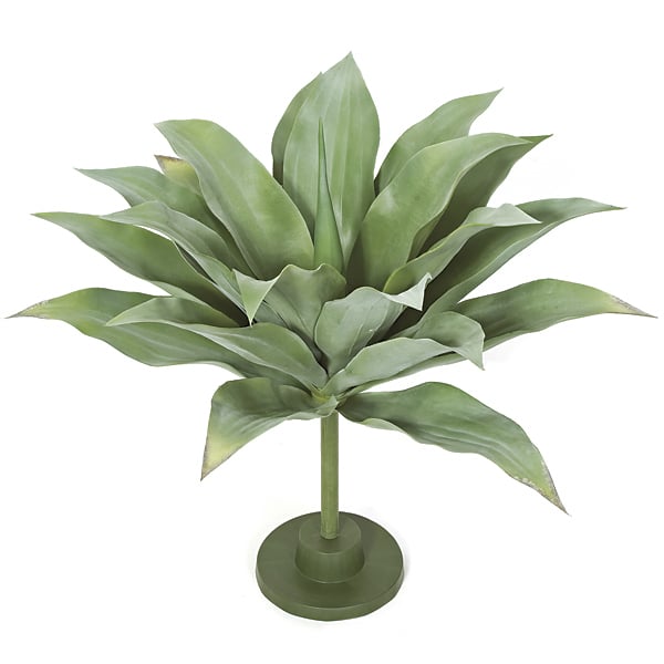 plastic agave plant 29" IFR Plastic Agave Artificial Plant w/Base -Green (Pack of 2)