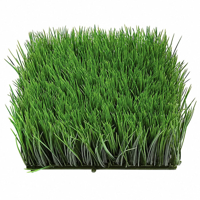 10"x10"x4.5" Outdoor UV-Proof IFR Artificial Grass Mat -Green (Pack of 4) - AR110380