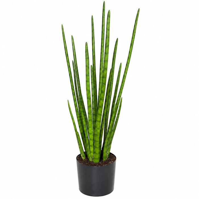 39" IFR Sansevieria Snake Artificial Succulent Plant w/Pot -Green - AR110600