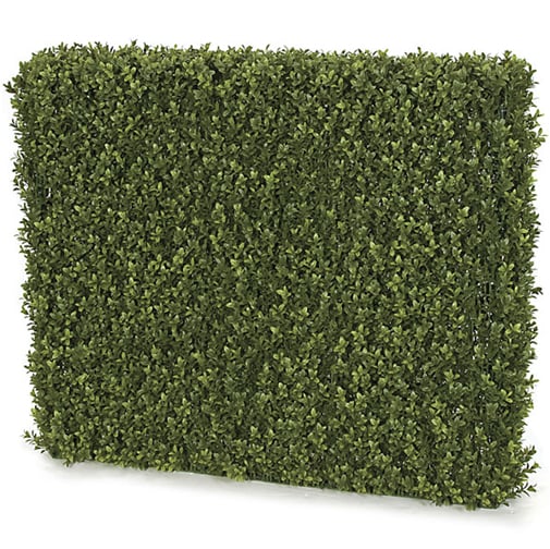 32"Hx37"Wx8"D UV-Resistant Outdoor Artificial Boxwood Topiary Hedge - AUV102140