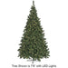 7'6"Hx51"W Winchester Pine Multi Color LED-Lighted Artificial Christmas Tree w/Stand -Green - C0219