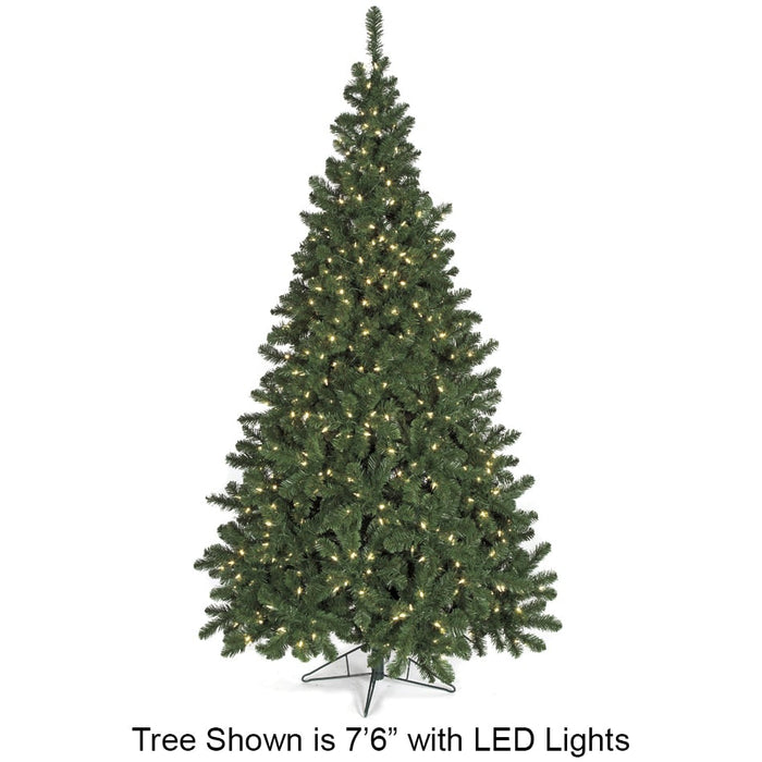 9'Hx61"W Winchester Pine Lighted Artificial Christmas Tree w/Stand -Green - C0221