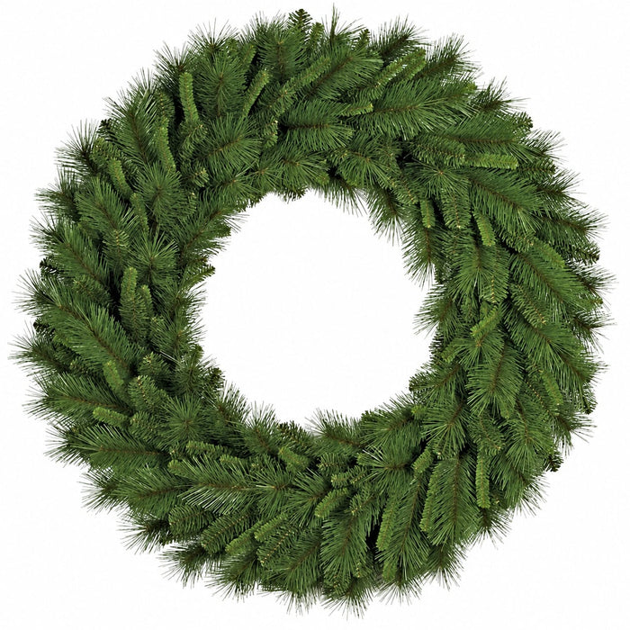48" Artificial Mixed Pine Wreath -Green - C06010