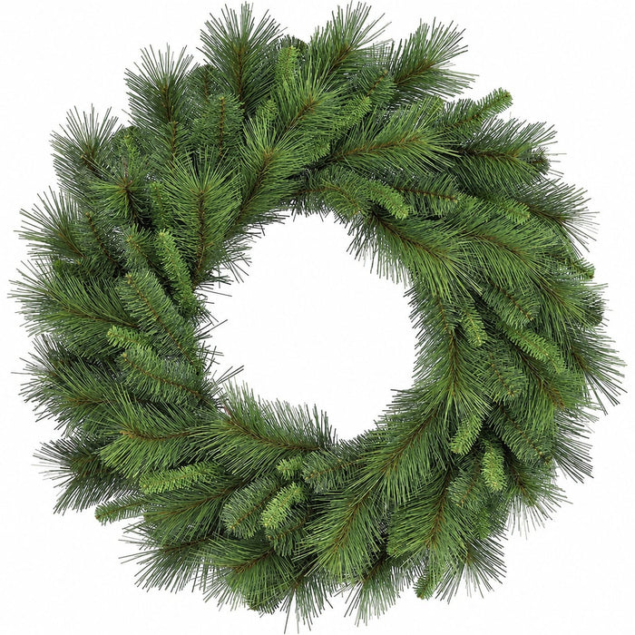 30" Artificial Mixed Pine Wreath -Green (Pack of 2) - C0601