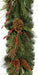 6'Lx12"W Australian Pine, Pinecone & Berry Artificial Garland -Green/Red (pack of 2) - C100820