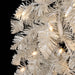 9'Lx7"W White Pearl Tinsel Artificial Garland, LED Pre-Lit -White (Pack of 2) - C114738