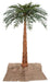10' Royal Palm LED-Lighted Artificial Christmas Tree w/Stand -Green/Brown - C120328