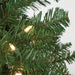 15'Hx82"W Fluff-Free Monroe Pine Artificial Christmas Tree, LED Pre-Lit -Green - C130234