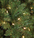 7'6"Hx57"W Fluff-Free Monroe Pine Artificial Christmas Tree, LED Pre-Lit -Green - C130364