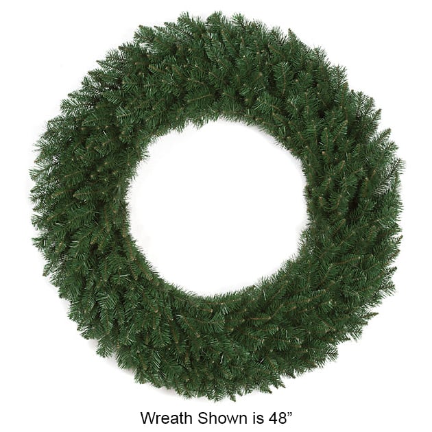 60" Artificial Monroe Pine Hanging Wreath -Green - C130480