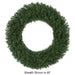 72" Artificial Monroe Pine Hanging Wreath -Green - C130490