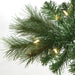 7'6"Hx52"W Mika Pine Artificial Christmas Tree, Pre-Lit -Green - C132751