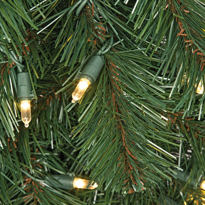 9'Lx18"W Virginia Pine Artificial Garland, LED Pre-Lit -Green (Pack of 2) - C140554