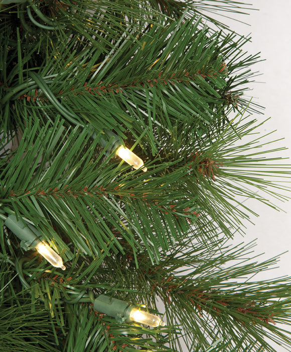 9'Lx16"W Mika Pine LED-Lighted Artificial Garland -Green (pack of 2) - C140584
