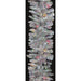 6'Lx12"W Iridescent Multi Color Lighted Artificial Garland -Silver (pack of 4) - C150202