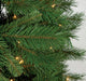 5'Hx40"W Flat Noble LED-Lighted Artificial Christmas Tree w/Stand -Green - C150678
