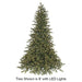 12'Hx100"W PE Scottish Fir LED-Lighted Artificial Christmas Tree w/Stand -Green - C160134