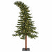 8'Hx50"W Natural Trunk Alpine Artificial Tree, LED Pre-Lit -Green - C160204