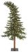 8'Hx50"W Natural Trunk Alpine Artificial Tree, Unlit -Green - C160200