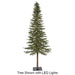 10'Hx56"W Natural Trunk Alpine Artificial Tree w/Base -Green - C160210