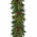6'Lx12"W Artificial Timbercove Pinecone, Cedar, Juniper & Bay Leaf Garland -Green/Brown - C170023