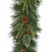 6'Lx12"W Artificial Timbercove Pinecone, Cedar, Juniper & Bay Leaf Garland -Green/Brown - C170023