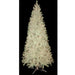 7'6"Hx45"W Tinsel Iridescent Artificial Christmas Tree, Micro LED Pre-Lit (Warm White, Multi-Mode) -Clear/Assorted - C171124