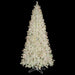 9'Hx53"W Tinsel Iridescent Artificial Christmas Tree, Micro LED Pre-Lit (Warm White, Multi-Mode) -Clear/Assorted - C171134