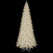 12'Hx64"W Tinsel Iridescent Artificial Christmas Tree, Micro LED Pre-Lit (Warm White, Multi-Mode) -Clear/Assorted - C171144