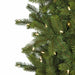 7'6"Hx40"W PE Douglas Fir Artificial Christmas Tree, LED Pre-Lit -Green - C171244