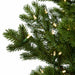 7'6"Hx55"W PE Deerfield Pine Artificial Christmas Tree, LED Pre-Lit -Green - C171304