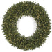 60" PE Artificial Allegheny Fir LED-Lighted Hanging Wreath -Green - C172304