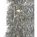 7'Hx17"W Tinsel Pop Up Artificial Christmas Tree, LED Pre-Lit -Silver - C180308