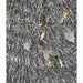 5'Hx15"W Tinsel & Foil Holly Leaves Pop Up Artificial Christmas Tree, LED Pre-Lit -Silver - C180328
