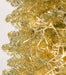 7'6"Hx24"W Tinsel Sparkling Champagne Pencil Artificial Christmas Tree, Micro LED Pre-Lit -Champagne - C180874