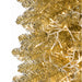 7'6"Hx24"W Tinsel Sparkling Champagne Pencil Artificial Christmas Tree, Micro LED Pre-Lit -Champagne - C180874