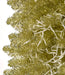 7'6"Hx24"W Tinsel Sparkling Champagne Pencil Artificial Christmas Tree, Micro LED Pre-Lit -Champagne - C180874