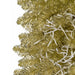 7'6"Hx24"W Tinsel Sparkling Champagne Pencil Artificial Christmas Tree, Micro LED Pre-Lit -Champagne - C180874
