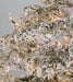 12'Hx79"W Flocked Polaris Artificial Christmas Tree, Micro LED Pre-Lit (Warm White, Multi-Mode) -White - C181024