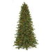 7'6"Hx55"W PE Pippa Pine Twinkle LED & C7 Multi Color Lighted Artificial Christmas Tree w/Stand -Green - C181119