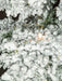 12'Hx72"W Heavy Flocked Blizzard C7 Frosted & LED-Lighted Artificial Christmas Tree w/Stand -White - C181194