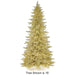 15'Hx80"W Sparkling Champagne Tinsel Crab LED-Lighted Artificial Christmas Tree w/Stand -Champagne - C183304