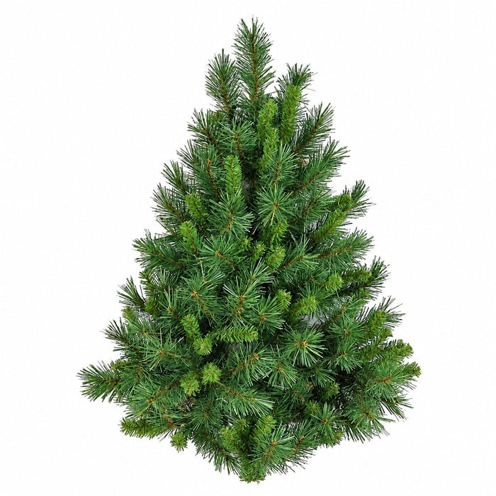 36"Hx23"W Half-Tree/Wall Pine Artificial Tree, Unlit -Green (Pack of 4) - C319