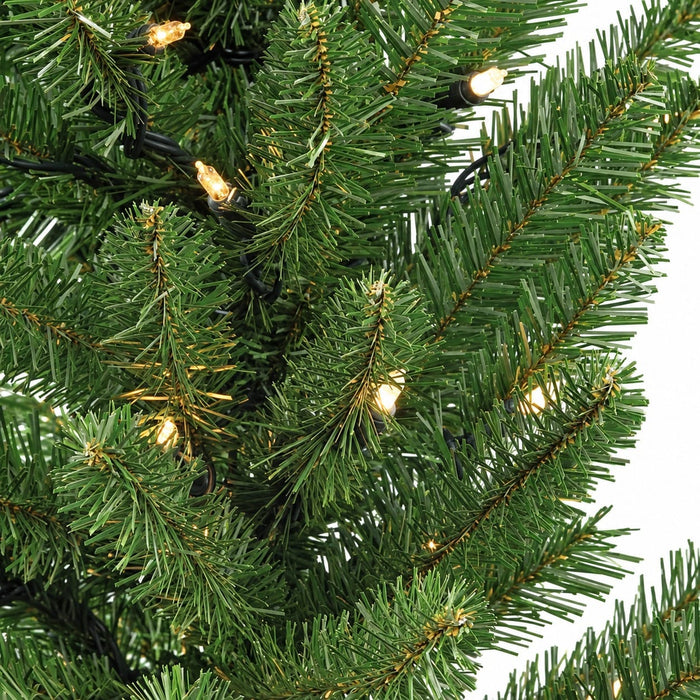 9'Hx51"W Colorado Spruce Artificial Christmas Tree, Pre-Lit (Smart) -Green/Blue - C60155