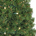 6' Pine Square Cone-Shaped Artificial Topiary w/Pot, LED Pre-Lit -Green - C60188